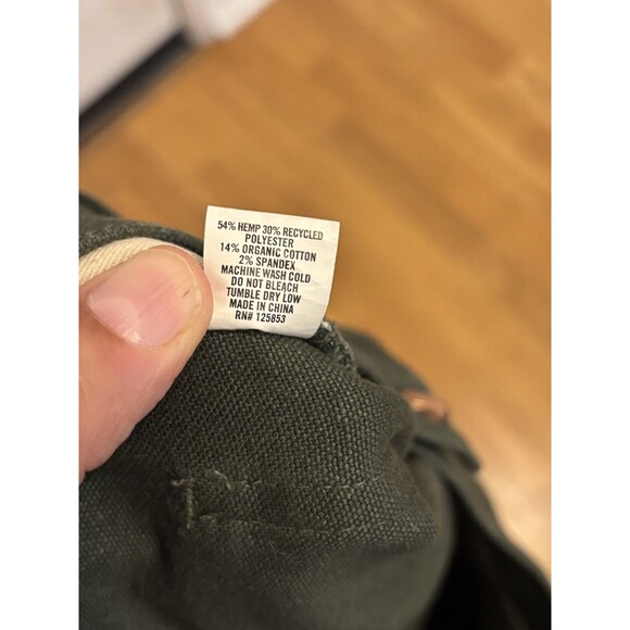 Taylor Stitch Double Knee Chore Canvas Work Pants Jeans 30 x 34 Olive green - Picture 9 of 10